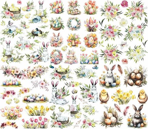 Vintage Christmas Rice Paper, 8 x 10.5 inch (6pc) - Mulberry Paper for Decoupage Scrapbooking Cards Crafts by Craft Kreatively in Kuwait