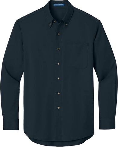 Port Authority Men's Tall Long Sleeve Twill Button-Down Shirt in Saudi Arabia