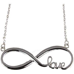 4031212 Eternity Symbol w Love Necklace with 18 Inch Chain & Extender Infinity in Saudi Arabia