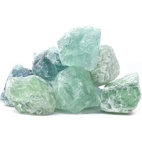 Gemstone Raw Crystals Mixed Colors, 1"-1.5" Natural Healing Crystal Raw Stone for Table Bowl, Yoga Meditation, Flower Beds, Garden, Stone Collection, Home Decor, Gifts-0.88lb(400g) in Saudi Arabia