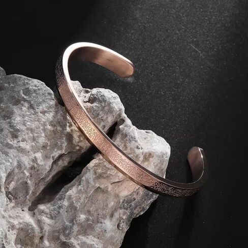 Ayatul Kursi Cuff Bracelet for Women Islam Eid Islamic Jewelry Gifts Stainless Steel Muslim Quran Allah Arabic Bangles Bracelets in Saudi Arabia