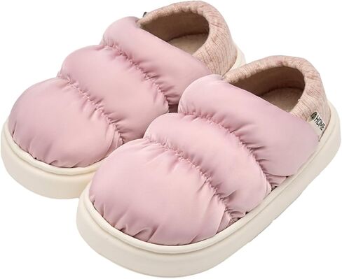 شباشب منزلية منتفخة شتوية للنساء والرجال، بطانة دافئة من القطيفة، شبشب منزلي مريح، كعب ملفوف، داخلي وخارجي in Kuwait