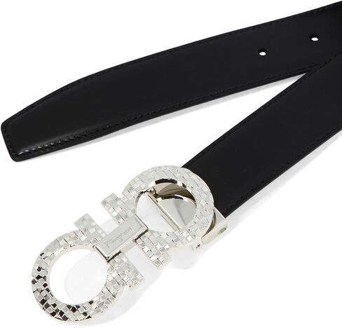 Salvatore Ferragamo Gancini Logo Engraved Reversible Buckle Belt in Saudi Arabia
