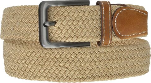Marshal Wallet Braided Stretch Belt With Gunmetal Buckle in Saudi Arabia