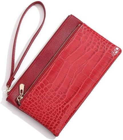 Genuine Leather Wristlet Clutch Purse for Women with RFID Blocking Small Crossbody Bag Shoulder Handbag Ideal Gift for Women in Saudi Arabia