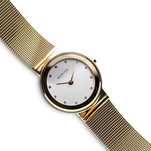 Bering 10126-XXX Women's Quartz Movement Watch - Classic Collection with Stainless Steel and Sapphire Glass in Saudi Arabia