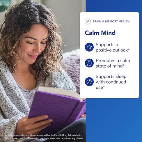 مغلفات نقية تهدئ العقل - مكمل مهدئ - مستخلص الزعفران ومكمل الثيراكورمين - يدعم عقلية هادئة - خالية من الغلوتين وغير معدلة وراثيًا ولا تسبب الحساسية - 60 كبسولة (60 حصة) in Kuwait