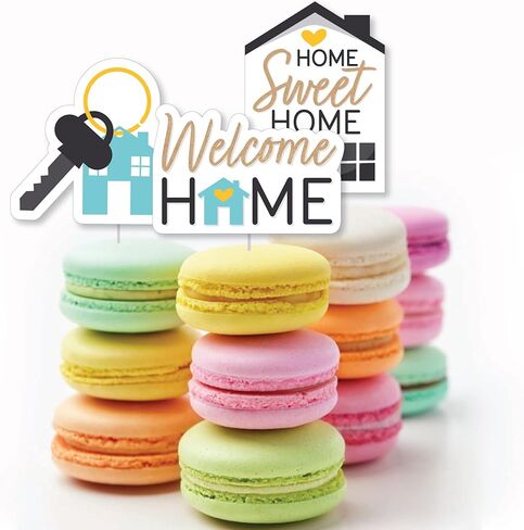 Big Dot of Happiness Welcome Home Housewarming - قصاصات منزلية جديدة على شكل DIY - 24 قطعة in Saudi Arabia