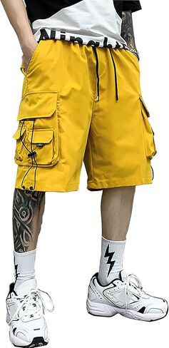 الرجال الشارع الشهير اليابانية Sweatpants الصيف السراويل وزرة Tripp Goth Techwear الهيب هوب البضائع السراويل للرجال in Kuwait
