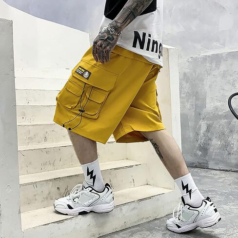 الرجال الشارع الشهير اليابانية Sweatpants الصيف السراويل وزرة Tripp Goth Techwear الهيب هوب البضائع السراويل للرجال in Kuwait