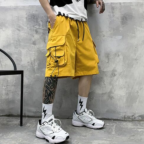 الرجال الشارع الشهير اليابانية Sweatpants الصيف السراويل وزرة Tripp Goth Techwear الهيب هوب البضائع السراويل للرجال in Kuwait
