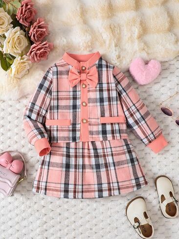 Girls Clothes Fashion Jacket Top and Skirt Set Cute Outfit in Saudi Arabia