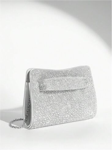 Floerns Women's Clutch Purse Sparkly Evening Handbag Wedding Cocktail Rhinestone Party Bag in Saudi Arabia