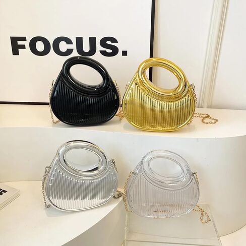 Acrylic Evening Clutch Bag for Women Small Cute Handbag Crossbody Purse Trendy Evening Purse for Party Cocktai in Saudi Arabia