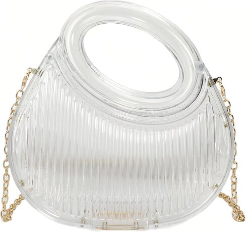 Acrylic Evening Clutch Bag for Women Small Cute Handbag Crossbody Purse Trendy Evening Purse for Party Cocktai in Saudi Arabia
