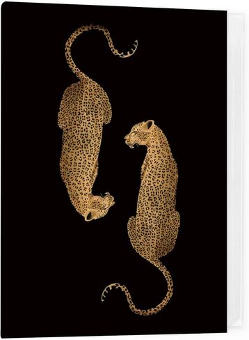 Black Leopard Photo Album 4x6, Leopard Gifts for Women, Trendy Cheetah Photo Album Memory Book Keepsake with Hold 36 Pictures for Family Baby Graduation Wedding Anniversary Travel in Saudi Arabia