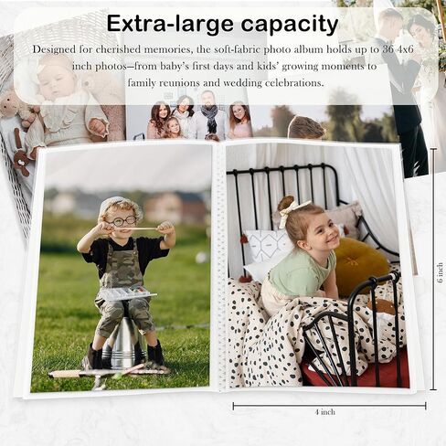Black Leopard Photo Album 4x6, Leopard Gifts for Women, Trendy Cheetah Photo Album Memory Book Keepsake with Hold 36 Pictures for Family Baby Graduation Wedding Anniversary Travel in Saudi Arabia