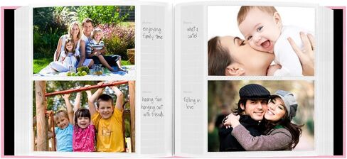 Pioneer Photo Albums Fabric Frame Cover Photo Album 200 Pockets Hold 4x6 Photos, Dreamy Pink in Saudi Arabia