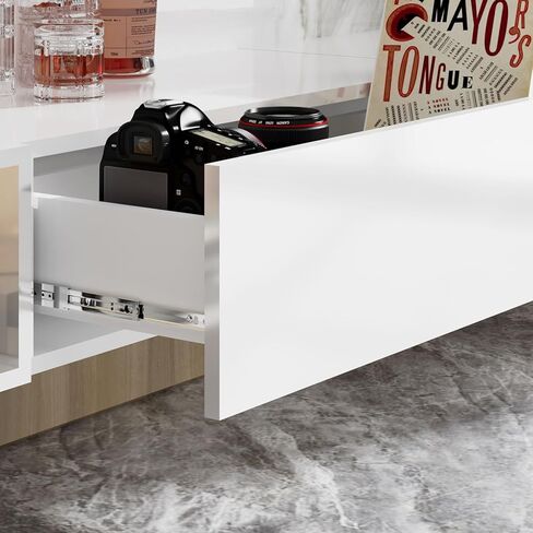 White Modern Floating Wall Mounted Nightstand with Drawer Storage Wood Bedside Table Small Wall Shelf for Bedroom Living Room in Saudi Arabia