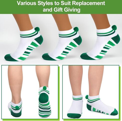 Pompom Ankle Socks for Women Athletic Ball Funny Cute Sport Short Socks Novelty Clothing Athletic Gifts Accessories in Saudi Arabia