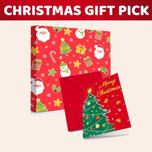 HAPPYPOP Christmas Gift Ideas for Women - Christmas Secret Santa Gifts for Men, Light Holiday Socks, Xmas Stocking Stuffers for Teens with Greeting Card in Saudi Arabia
