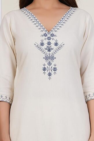 Women’s Cotton Flex Kurta Set with Printed Dupatta | Indian Ethnic Outfit for Festive & Casual Wear in Saudi Arabia