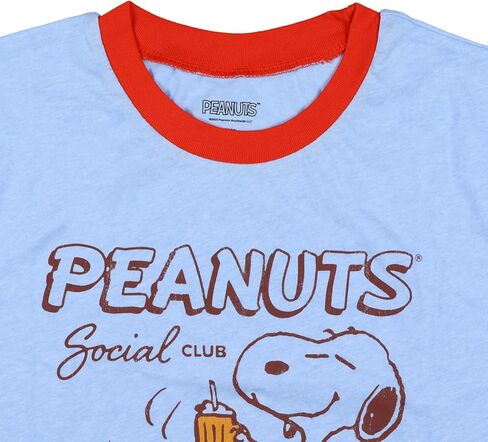 تي شيرت Peanuts Comics، سنوبي ونادي وودستوك الاجتماعي منذ عام 1955، قميص رينجر in Kuwait
