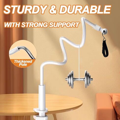 حامل خرطوم CPAP للسرير، شماعة خرطوم CPAP قابلة للتعديل مع 3 مشابك حامل خرطوم CPAP، لا توجد ملحقات CPAP للحفر، تمنع الانسداد والتشابك، نوم أفضل - مثالية للاستخدام بجانب السرير والسفر in Kuwait