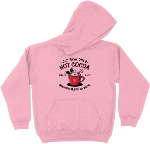 TeesAndTankYou Daily Old Fashioned Hot Cocoa Kids Hoodie Sweatshirt Youth in Saudi Arabia