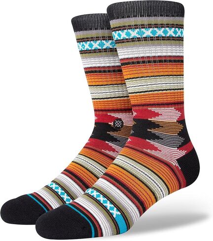 Stance Men's Baron Crew Socks (Large, Black) in Saudi Arabia