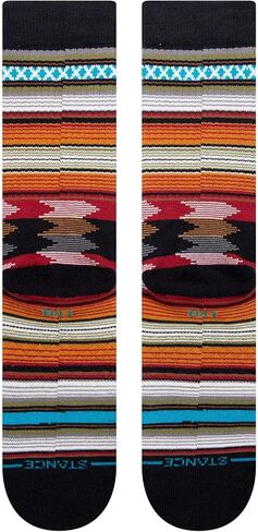 Stance Men's Baron Crew Socks (Large, Black) in Saudi Arabia