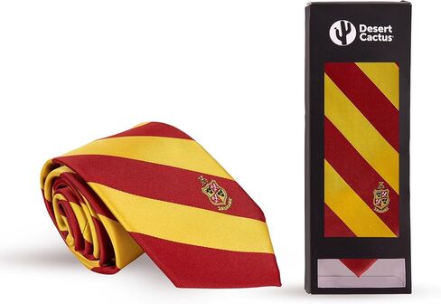 Desert Cactus Delta Chi Neck Tie Delta Chi Fraternity Greek Formal Occasion 100% Polyester Necktie with Logo, Officially Licensed (Style A) in Saudi Arabia
