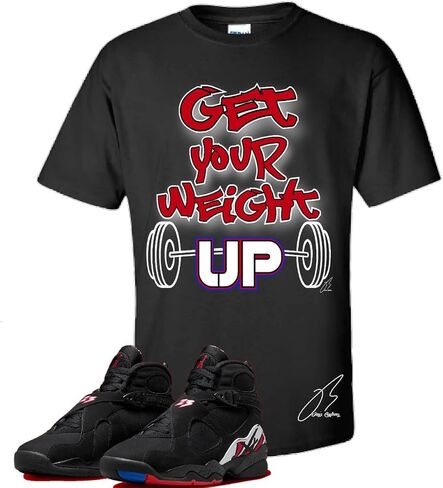 قميص يتناسب مع Jordan Retro 8 Playoffs، احصل على تي شيرت برسومات رياضية لزيادة وزنك، أفضل هدية، عيد ميلاد in Kuwait