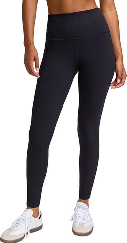 Women's High Waisted Thick Yoga Leggings with Pockets 25'' Buttery Soft Squat Proof Gym Athletic Workout Pants in Saudi Arabia
