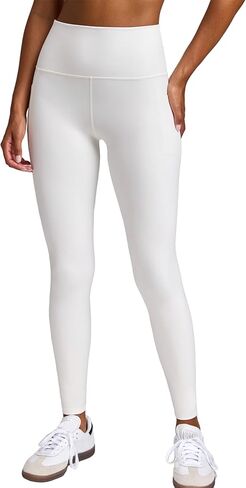 Women's High Waisted Thick Yoga Leggings with Pockets 25'' Buttery Soft Squat Proof Gym Athletic Workout Pants in Saudi Arabia