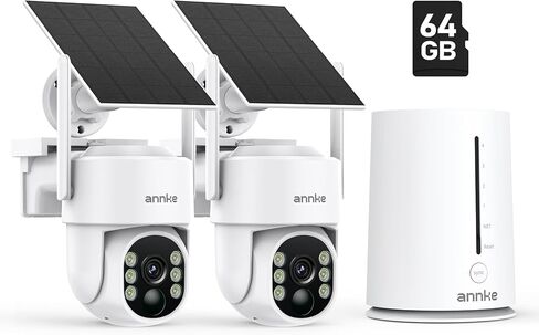 ANNKE 4K ADD-on Wired Bullet Security Camera مع رؤية ليلية IR 80 قدمًا ، رؤية ليلية ملونة ذكية ، IP67 ، عدسة 2.8 مم 108 ° زاوية العرض للمراقبة (محول الطاقة وكابل BNC غير متضمنان) in Kuwait