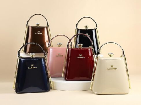 Luxury Fashion Diamonds Purse Women Leather Evening Bag Small Shoulder Crossbody Bag Crystal Buckle Party Mobile Phone Bags in Saudi Arabia