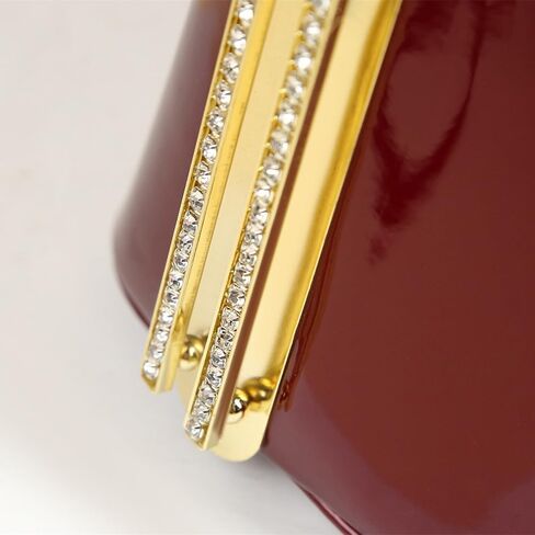 Luxury Fashion Diamonds Purse Women Leather Evening Bag Small Shoulder Crossbody Bag Crystal Buckle Party Mobile Phone Bags in Saudi Arabia