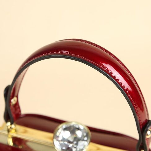 Luxury Fashion Diamonds Purse Women Leather Evening Bag Small Shoulder Crossbody Bag Crystal Buckle Party Mobile Phone Bags in Saudi Arabia