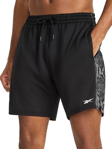 شورت رجالي من Reebok Id Train Knit Blocked Snake مقاس 7 بوصات in Kuwait