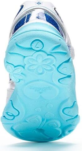 Disney Girl's Frozen Anna Elsa Light Up Shoes (Blue/White, 12 M US Little Kid) in Saudi Arabia