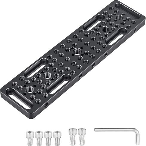 INNOREL CP10 Multi-Functional Cheese Plate with 1/4" & 3/8" Threads, Switching Mounting Plate with Built-in ARRI Locating Holes for Camera and Tripod in Saudi Arabia