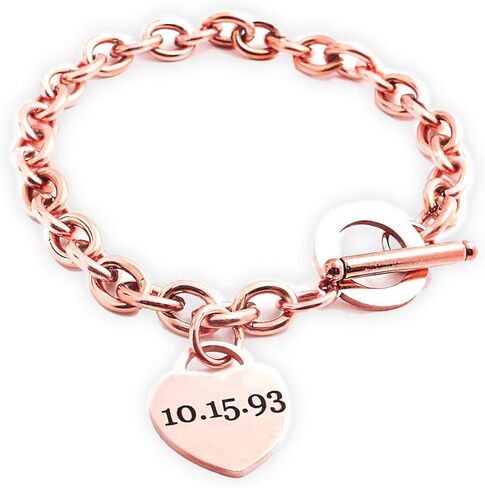 شخصية القلب سحر سوار مخصص المعلقات الحب لذيذ مع أسماء المجوهرات الهدايا لها in Kuwait