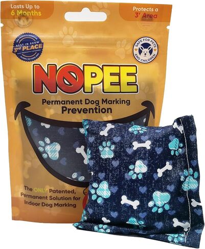 Dog Marking Prevention - Indoor - Permanent - Effective Solution - Stops Dogs from Marking or Peeing -eliminates a Dog's urge to Mark - Put Bag Down and Your Problem is Solved! (Brown(Paws)) in Saudi Arabia