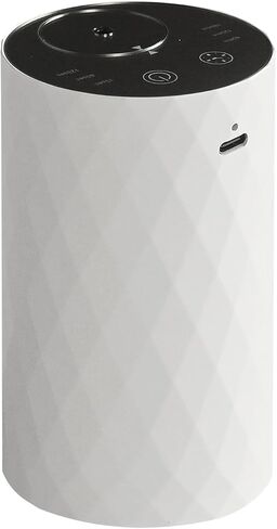 Waterless Diffuser for Essential Oil,Aromatherapy Air Scent Diffuser with 3 Mist Modes and 3 Countdown Timers,Mini Portable Scent Machine for Home,Room,Car,Office,Ivory White in Saudi Arabia