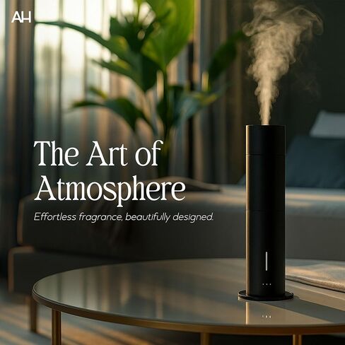 مجموعة Aura House Ultimate Diffuser Kit - موزع هواء بارد ذكي يعمل بالبلوتوث مع زيوت عطرية ومنظف ومعادل - نظام رائحة منزلي كامل وسهل in Kuwait