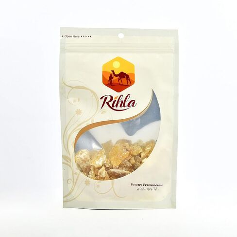 Authentic Premium Frankincense (Natural Chewing Gum) from Soccatra Island - لبان يمني سقطري درجة اولى - Rihla Superfood - 3.5oz (100g) in Saudi Arabia