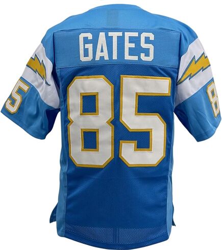 Antonio Gates Jersey Powder Blue San Diego | Unisex Adult Sizes S-5XL Unsigned Custom Sewn Stitched in Saudi Arabia