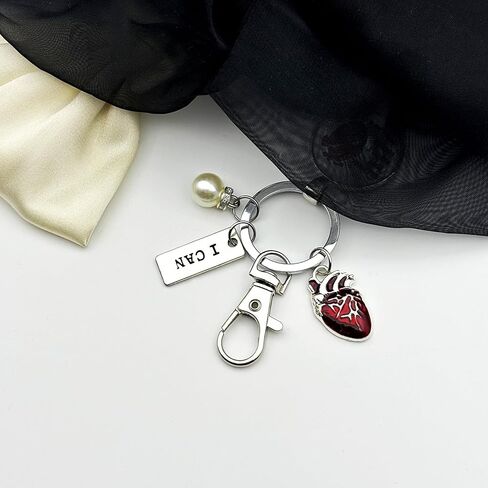 Heart Attack Survivor Gifts for Women Men Cardiac Surgery Inspirational Christmas Motivational Present New Start Keychain for Survivors Transplant Recovery Gifts for Heart Surgery Cardiology Jewelry in Saudi Arabia