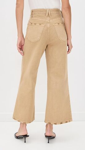 Good American Women's Canvas Palazzo Cropped Pants in Saudi Arabia